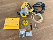 DeWalt DWC410 GB Corded 240V Hand Held Wet Circular Tile Saw and extras