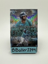 2025 Bowman Chrome Lazaro Montes Greatness Loading Insert GL-1 Prospect Mariners