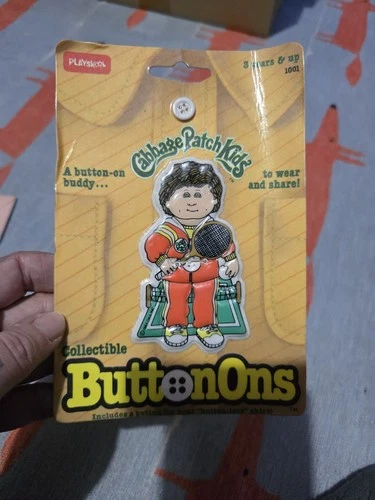 vintage Cabbage patch kid 80s button on for clothing