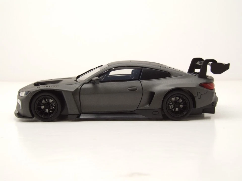 BMW M4 GT3 Matt Nero Modellino 1:24 MotorMax - Immagine 3 di 4
