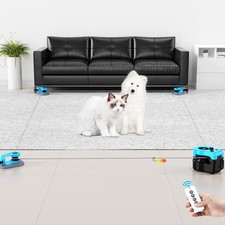 Interactive Cat Toy for Indoor Cats, Auto/Remote Control DIY Cat Mouse Huntin...
