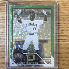 Topps 2023 Series 2 Andrew McCutchen #490 Green Foil /499 Pirates Baseball