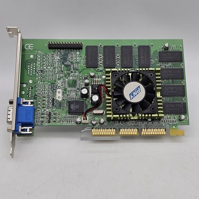 Vintage GF2MX40064SAGP PNY GeForce-2 MX400 64MB VGA/ AGP Video Graphics Card