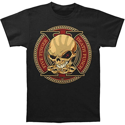 FIVE FINGER DEATH PUNCH cd cvr DECADE OF DESTRUCTION Official SHIRT LAST LRG oop