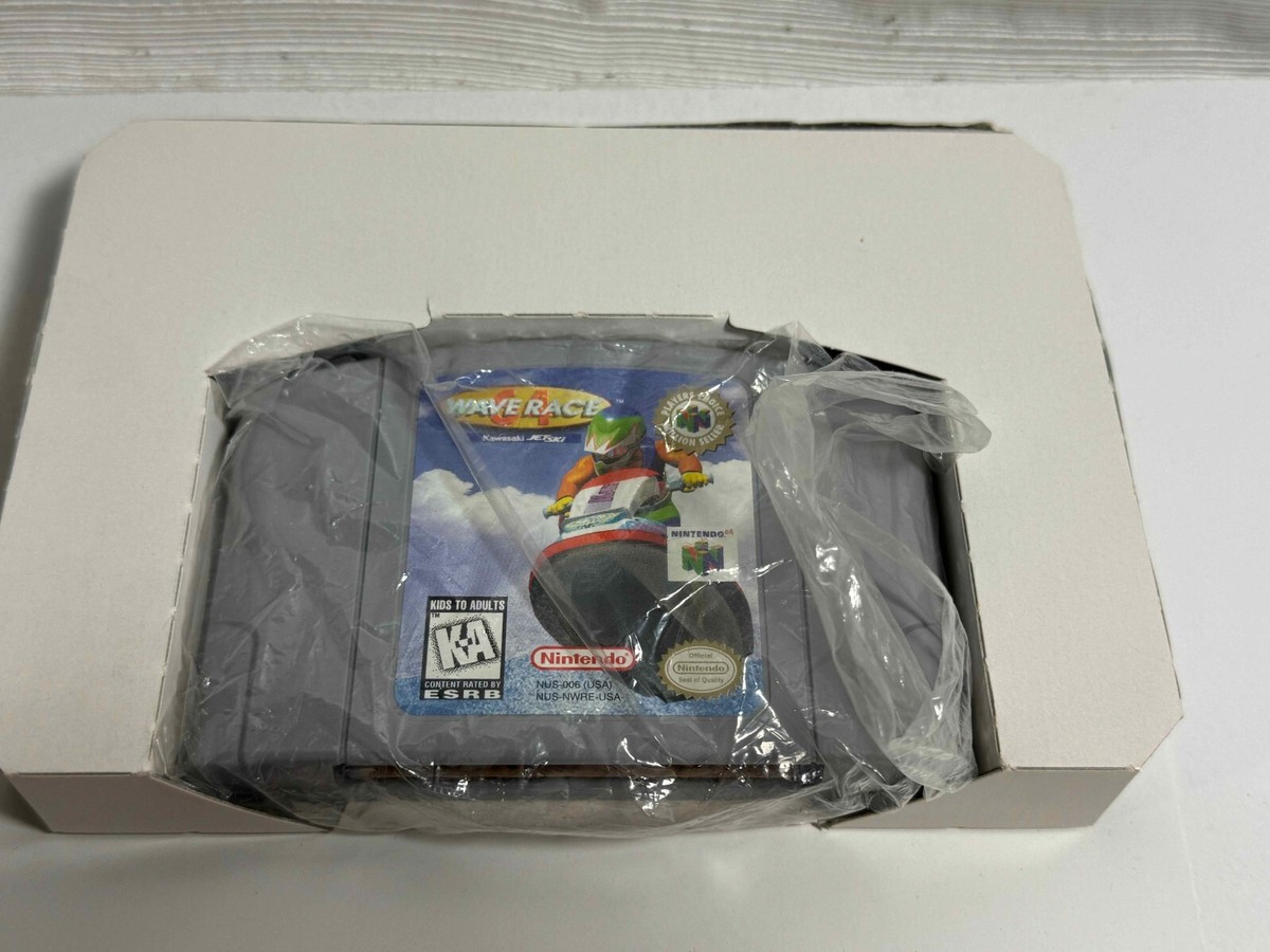 Nintendo 64 N64 Wave Race Kawasaki Jet ski Video game TESTED
