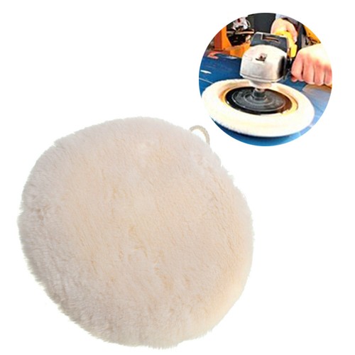 6Pcs 7inch Car Lambs Wool Bonnet Buffing Wheel Pad Buffer Polishing Polisher Pad - Picture 3 of 7