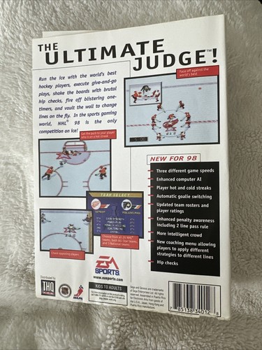 Copertina Sega Genesis solo art NHL 98 - Foto 4 di 6