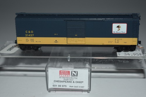 Carro de carga de una sola puerta escala N MTL 03100075 Chesapeake y Ohio 50' 21457 C48630 | Zustand: Used
