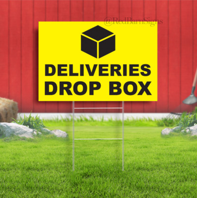 Parcel Packages Deliveries Drop Box Delivery Here Box Business Office ...