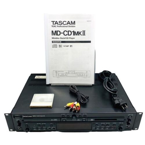 Reproductor de cubierta combinado TEAC TASCAM MD / CD MD-CD1MK2 - Imagen 1 de 6