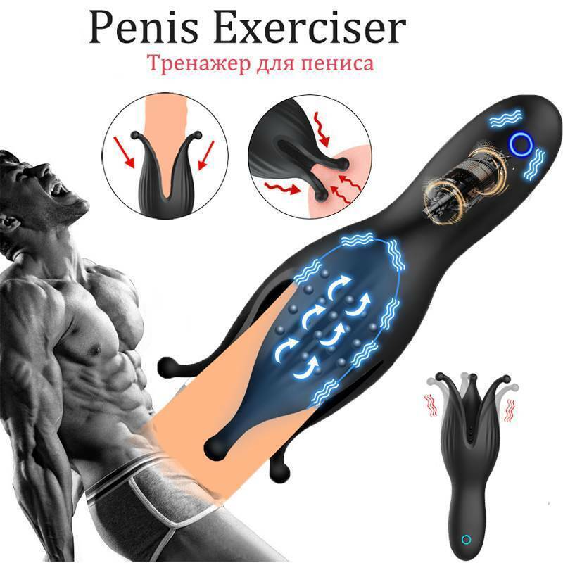 Elektrischer Masturbator Cup Blowjob Penis Massager Glans Stimulator Vibrator