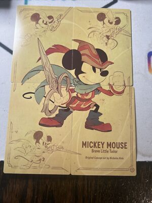 Disney Lorcana FULL Concept art card set NMmint Mickey Mouse Brave