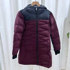 Lole X Allied Faith Down Filled Hooded Long Parka Jacket - Medium Us Women