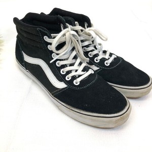 womens black vans size 8