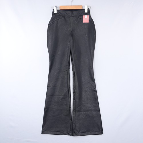 Spanx Womens Pants Leather Like Flare High Waist Luxe Black Size Petite Tall NWT - Bild 64 von 81