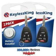 2x Replacement Remote Entry Key Fob for Chrysler Sebring 200 6b OHT692427AA