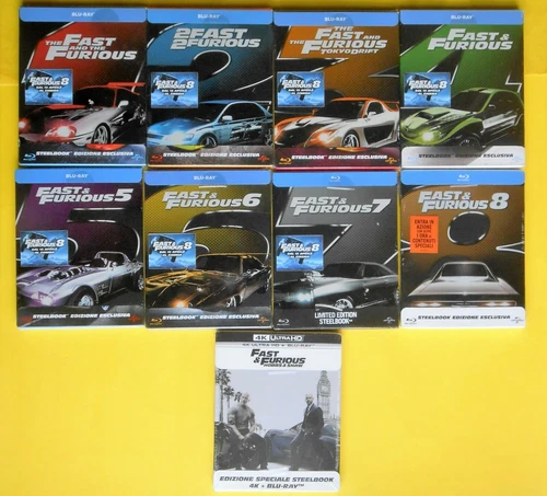 film blu ray fast & furious steelbook metal box fast and furious complete series