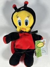 WB Studio Store 1999 | Tweety - Insetto Dama Giardino Incantato | Giocattolo Beanie 9"