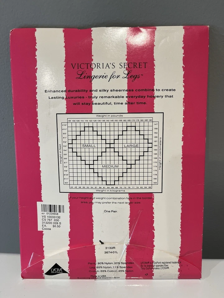 Pantimedias Victoria Secret Lasting Luxuries Control Top Cacao Pequeñas con Puntera Transparente Foto 3 de 4