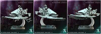 3D Printed Archvillain Games Highblood Knight Sylvari Ascendants Highblood