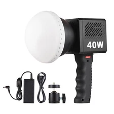 Portable COB Video Light 40W Handheld Photography Fill Light 2500K-6500K Y3L2