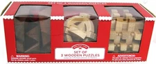 Holiday Time, Set of 3 Wooden Puzzles.  NIB.