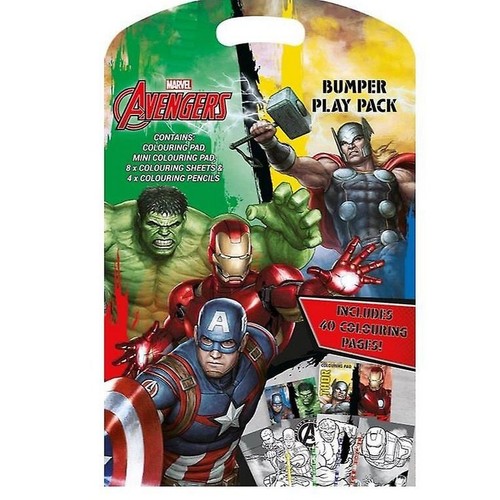 Marvel Avengers Colouring Set (Pack of 14) (SG33037) | eBay