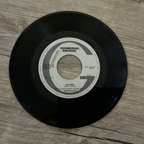 ENNIO MORRICONE. COME MADDALENA - CHI MAI 45Rpm Italy Promo Italy 1971 - 第 4/4 張圖片
