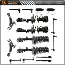 For Toyota Highlander RX330 RX350 AWD Front Rear Strut Sway Bar Control Arm Kit