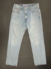 Levis 505 Jeans Men 34x30 Regular Fit Straight Leg Faded Y2K Vintage 2000