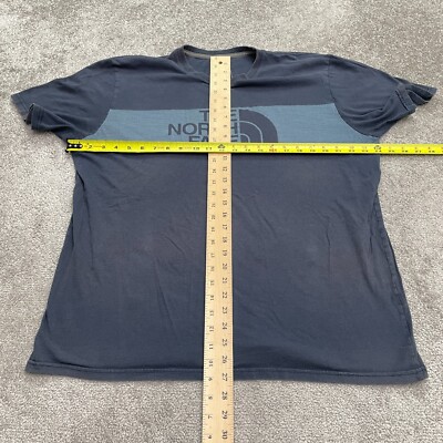 The North Face Graphic Standard Fit T-Shirt Mens XL Blue Crew Neck