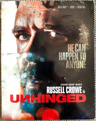 Unhinged (Blu-ray, 2020) Free Shipping, Fast Shipping!