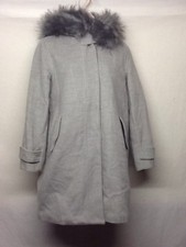F L S Real Raccoon Fur Lining Coat With Hood Winter Warm Jacket Hoodie Parkas M