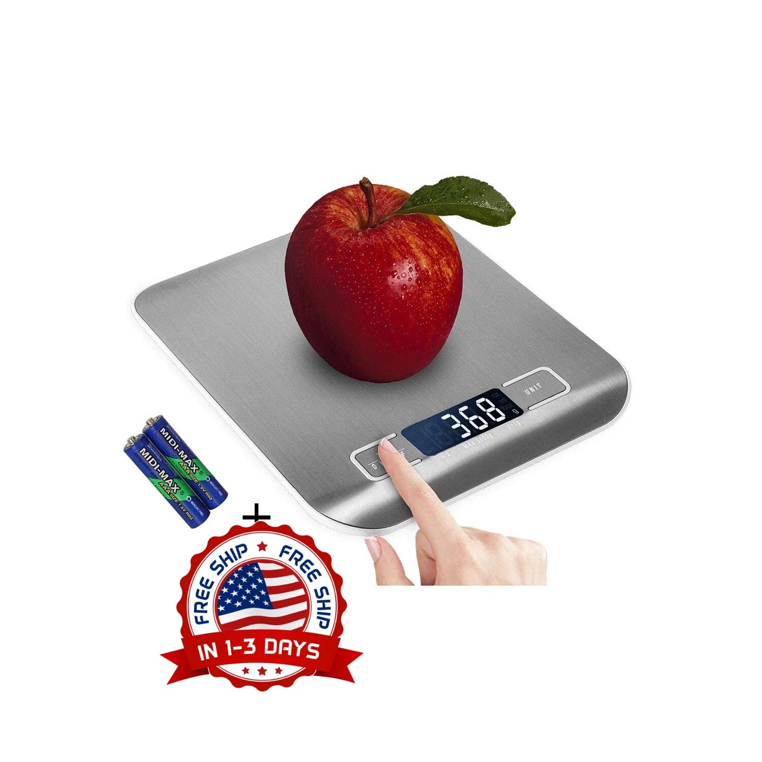 Bascula De Cocina Digital Para Alimentos Lb Gramos Onzas Kitchen Food Scale NUEV