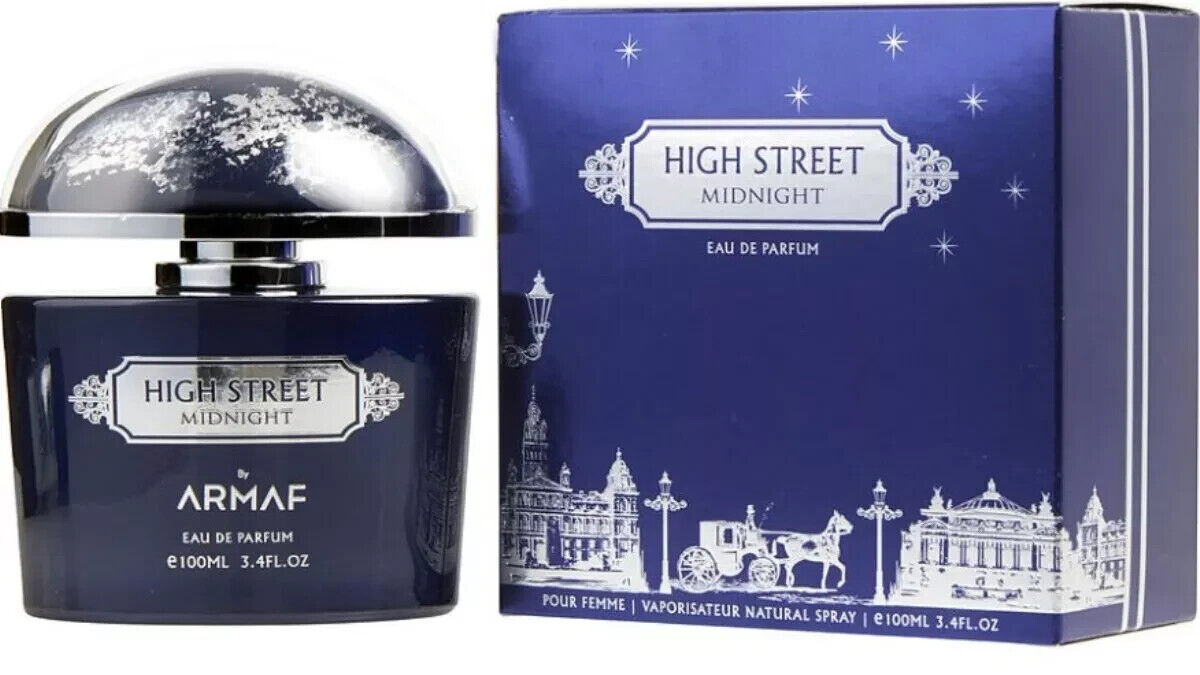 Armaf High Street Midnight Eau De Parfum Spray By Armaf - 3.4 oz Armaf High Street Midnight Eau De Parfum Spray By Armaf - 3.4 oz