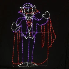 Halloween Dracula LED Lighted Outdoor Decoration Vampire Yard Art Wireframe