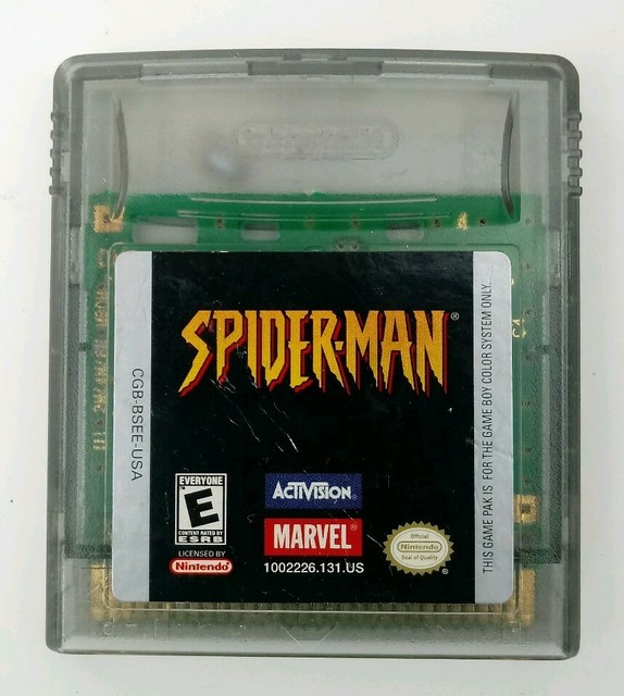 Spider-Man (Nintendo Game Boy Color, 2000) Cartridge Only | eBay