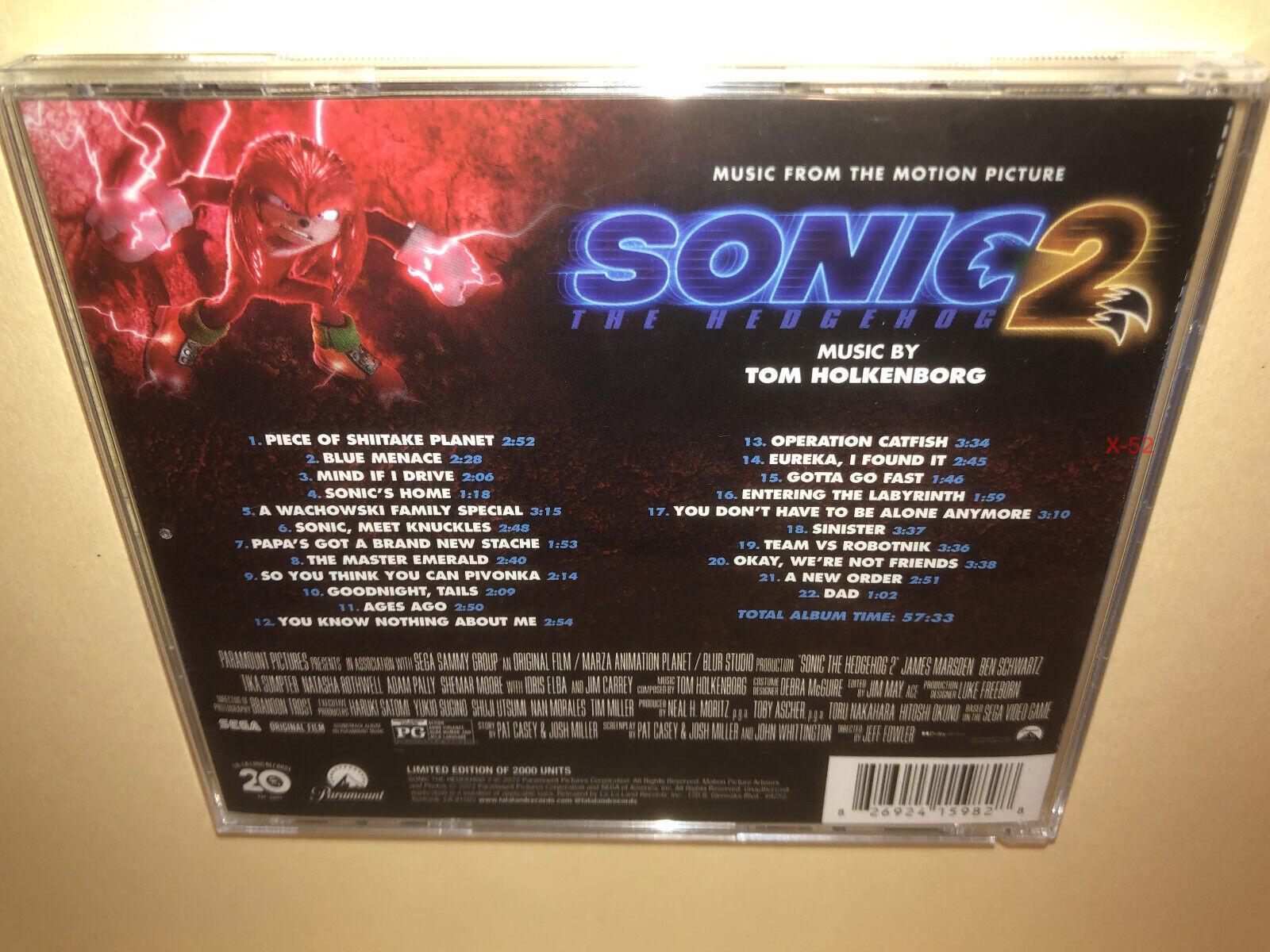 Tom ( Junkie Xl ) Holkenborg - Sonic The Hedgehog 2 (Original