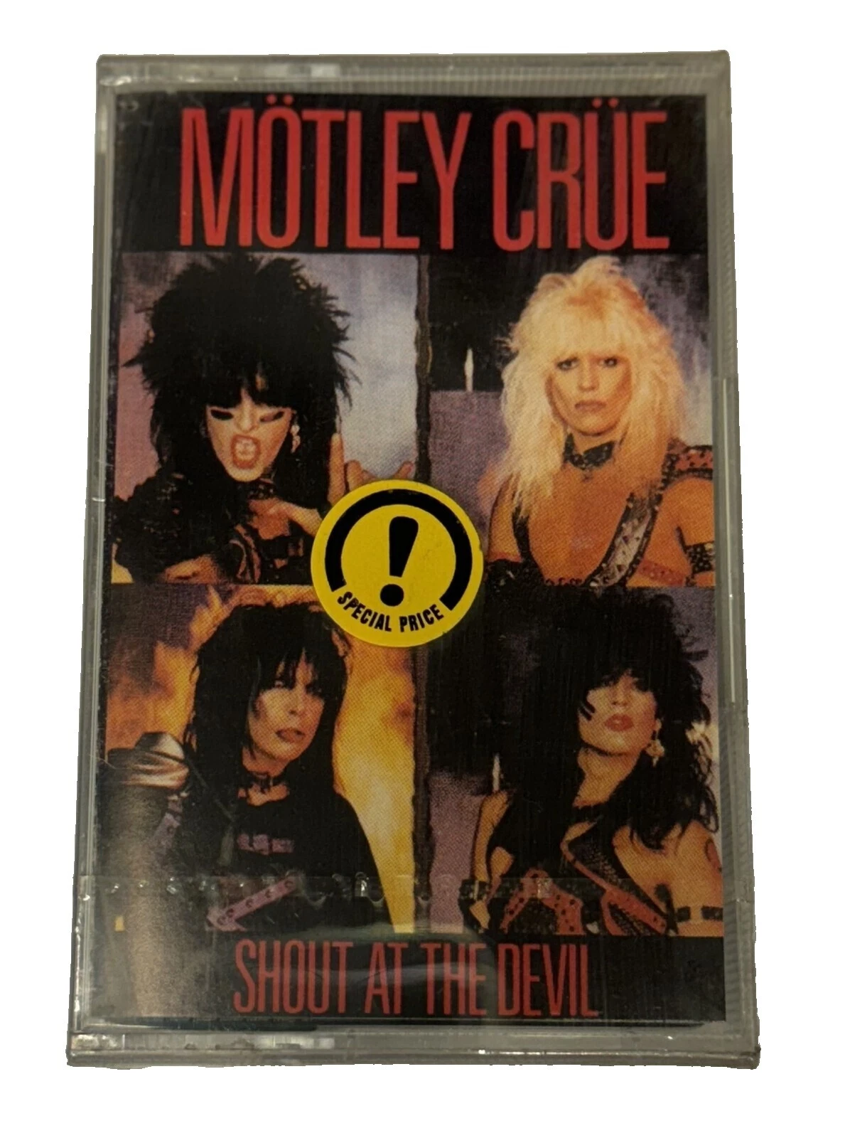Mötley Crüe Music Cassettes