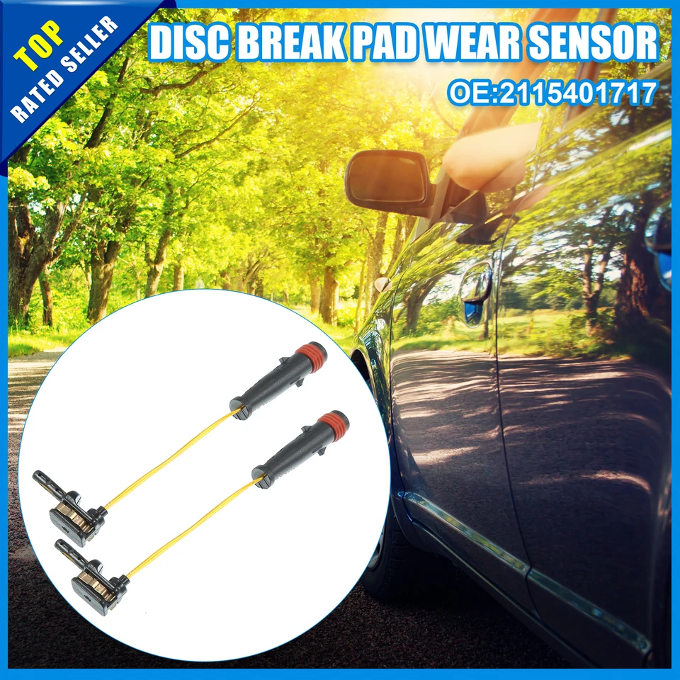 Pack of 4 2115401717 Front Rear Disc Break Pad Wear Sensor for Mercedes-Benz - Image 2 of 4