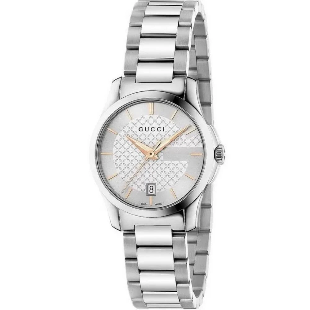 Gucci G-Timeless Stainless Steel Bracelet Unisex Watch(Model 