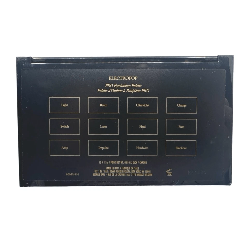 Kevyn Aucoin Beauty ElectroPop Pro Eyeshadow Palette 1.5 g / .05 oz x 12 Ltd Ed. - Image 4 of 4