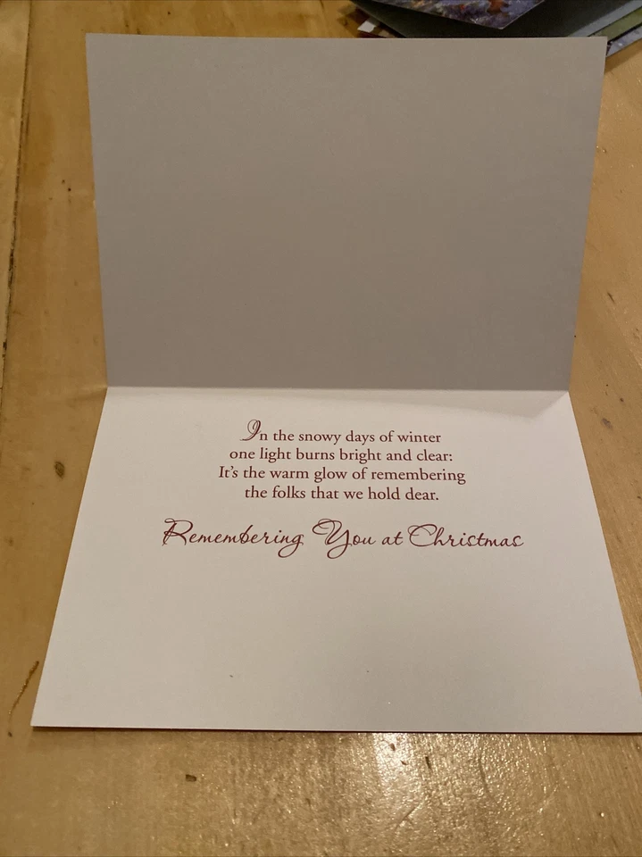 Leanin Tree Remembering You At Christmas Greeting Card-New - Image 2 of 3