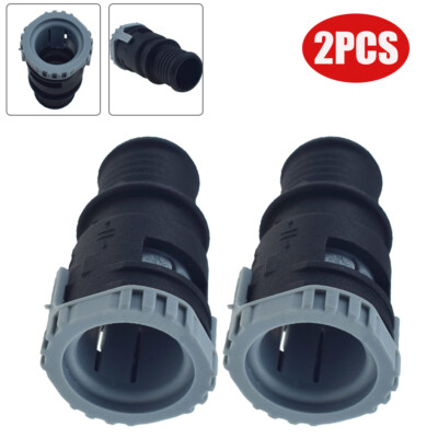 2PC Heater Hose Connector For Ford C-Max Focus MK2 Escape Kuga 2.0L EcoBoost