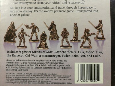 STAR WARS MONOPOLY Classic Trilogy Edition - Sealed New