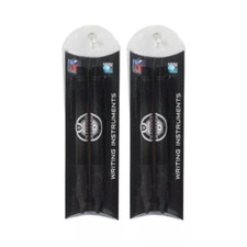 2pk Las Vegas Raiders Pens Writing Black Ink Ball Point NFL Official Merch