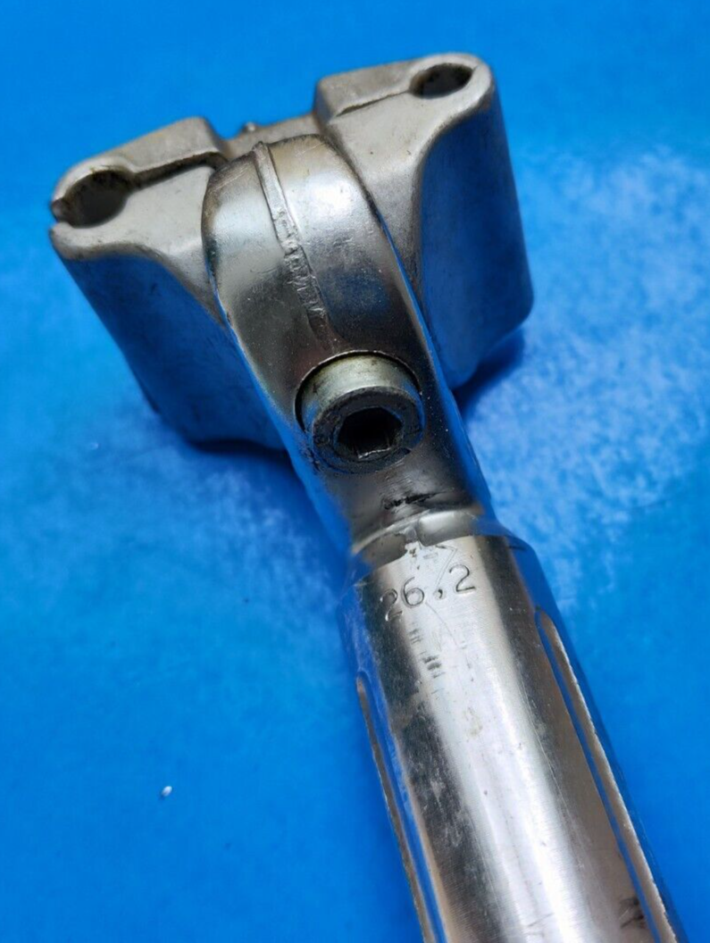 Tige De Selle (seatpost) Vintage RINO En Alliage Léger, Longueur 180 Mm, Pour Vélo De Course - Occasion