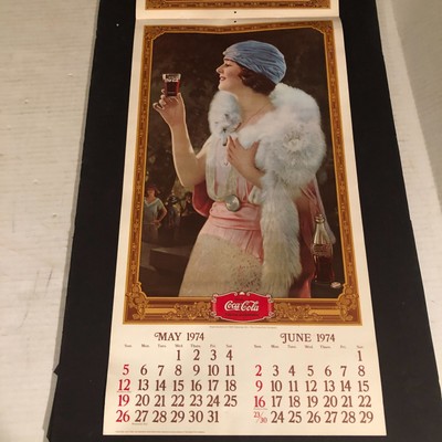 Vintage 1973 1974 Coca Cola Calendar | eBay
