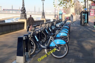 Photo 6x4 Public hire bikes, Lambeth Westminster Public hire bikes (popul c2013
