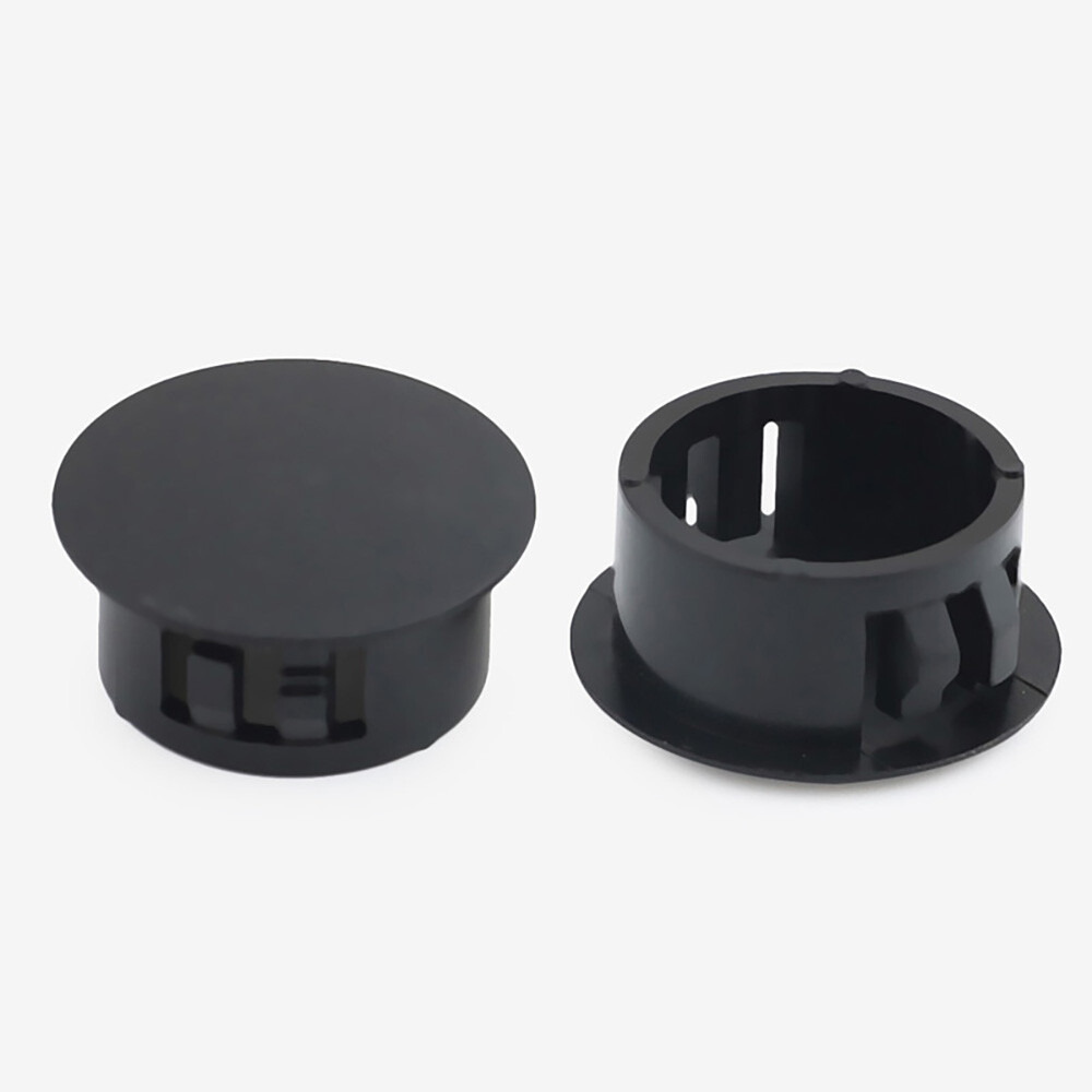 EMFA Abdeckstopfen für Bohrung Durchmesser 9 mm Weiß RAL 9010 Blindstopfen Abdeckkappen Endkappen Verschlusskappen 25 Stück Kopfdurchmesser 13 mm, Borloch 0,9 cm